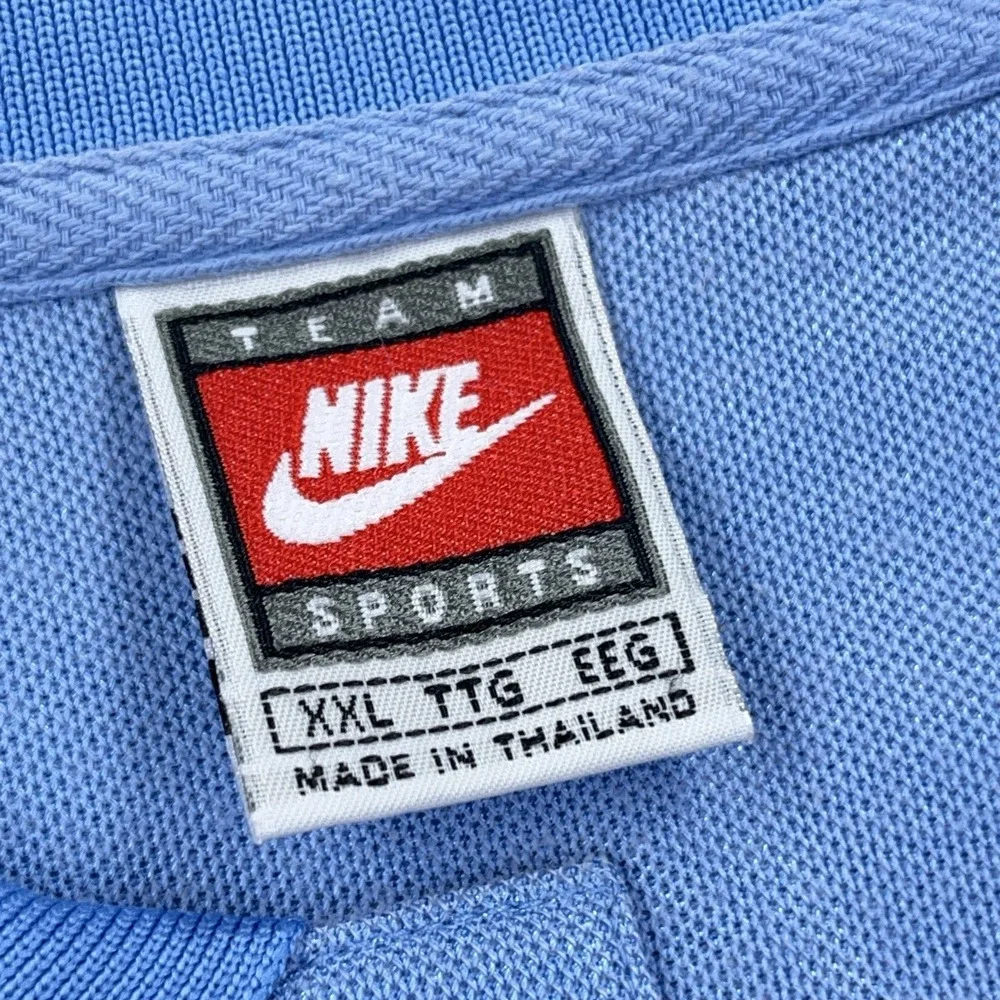 Vintage North Carolina Tar Hills Polo Shirt Men XXL 2XL Nike Center‎ Swoosh 90s